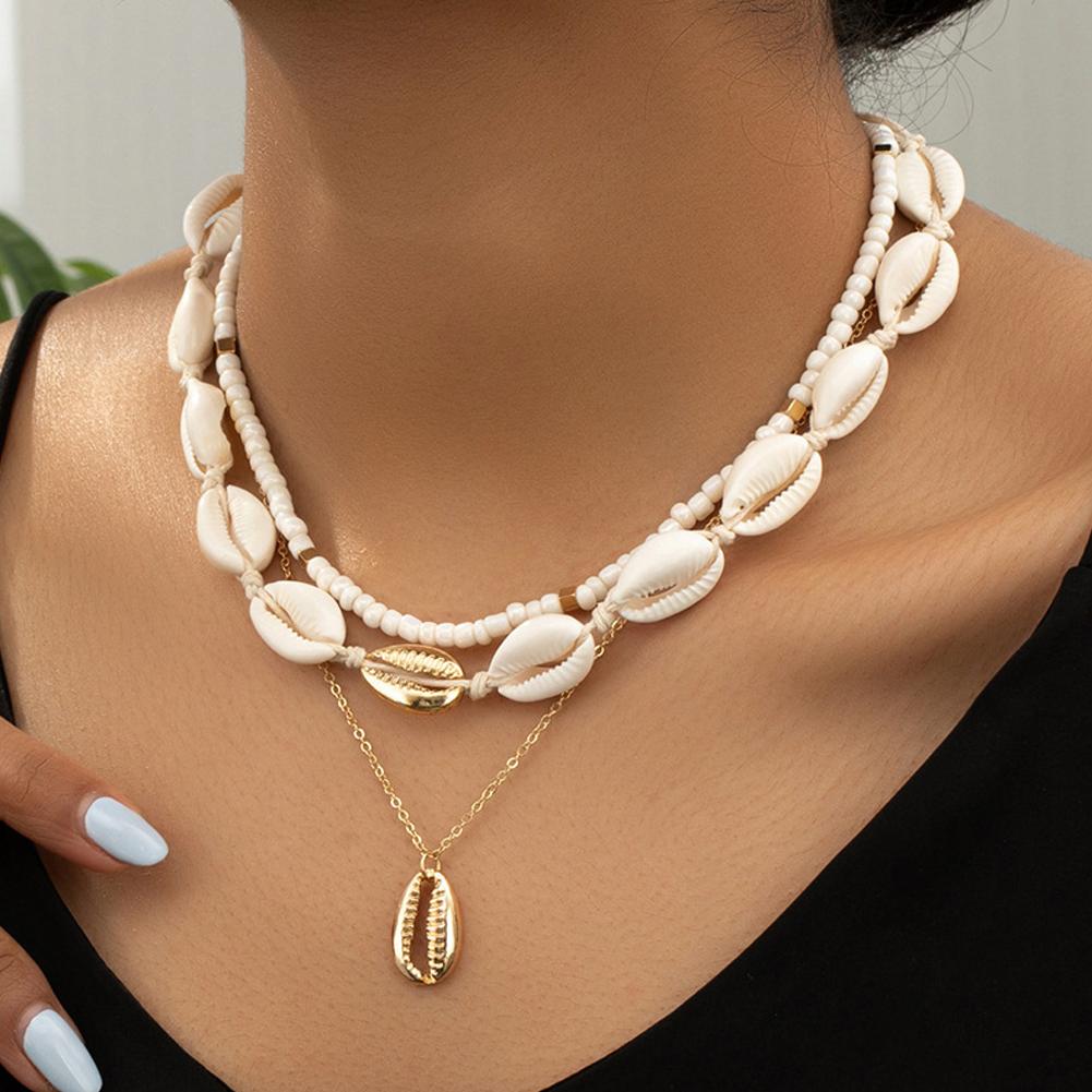 Boho Acrylic Shell Choker With - đánh giá và giá Men Accessories Neck Chain