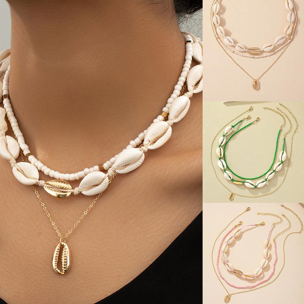 Boho Acrylic Shell Choker With - đánh giá và giá Men Accessories Neck Chain