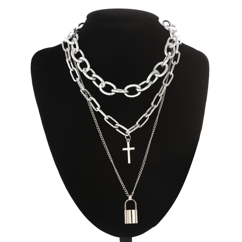 Lớp Grunge Thẩm Mỹ Trang Sức V - đánh giá và giá Men Accessories Neck Chain