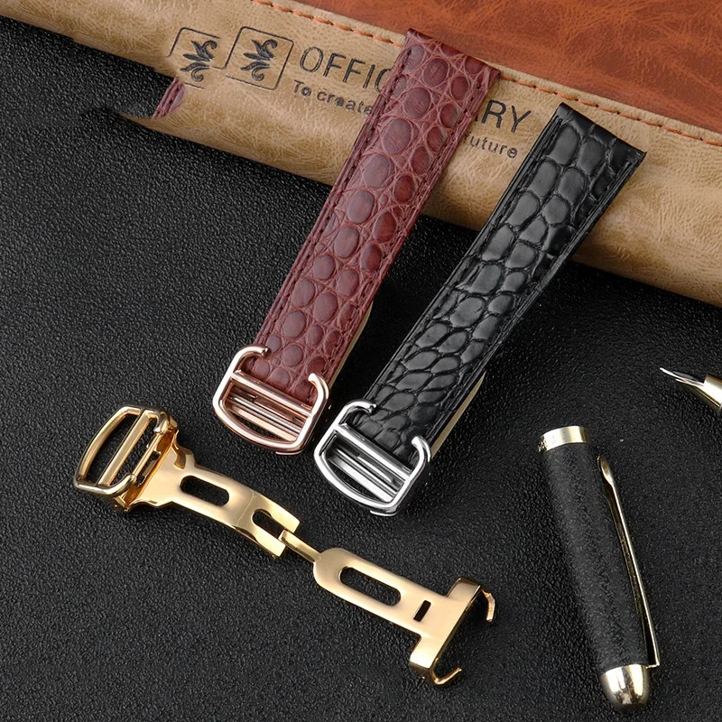 Crocodile Watchband 16 18 20 2 - đánh giá và giá Men'S Accessories London