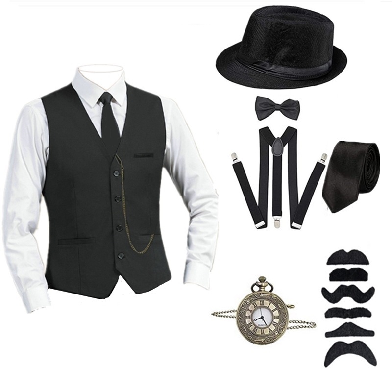 Halloween 1920s Men's Costume  - đánh giá và giá Men'S Accessories In The 1920S