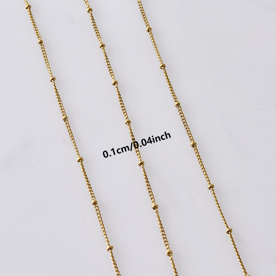 Side Clip Beads Long Chain Jew - đánh giá và giá Men Accessories Neck Chain