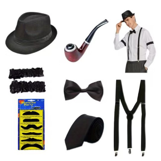 1920s Mens Gatsby Gangster Cos - đánh giá và giá Men'S Accessories In The 1920S