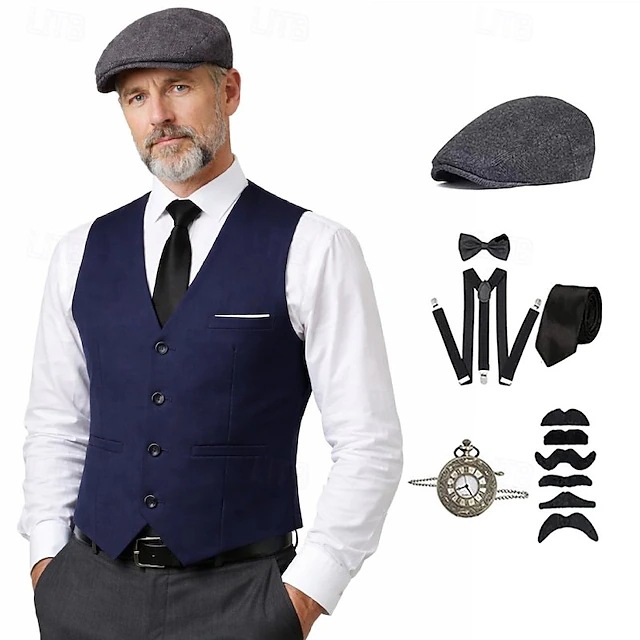 plus size Men 1920s Roaring Ga - đánh giá và giá Men'S Accessories In The 1920S