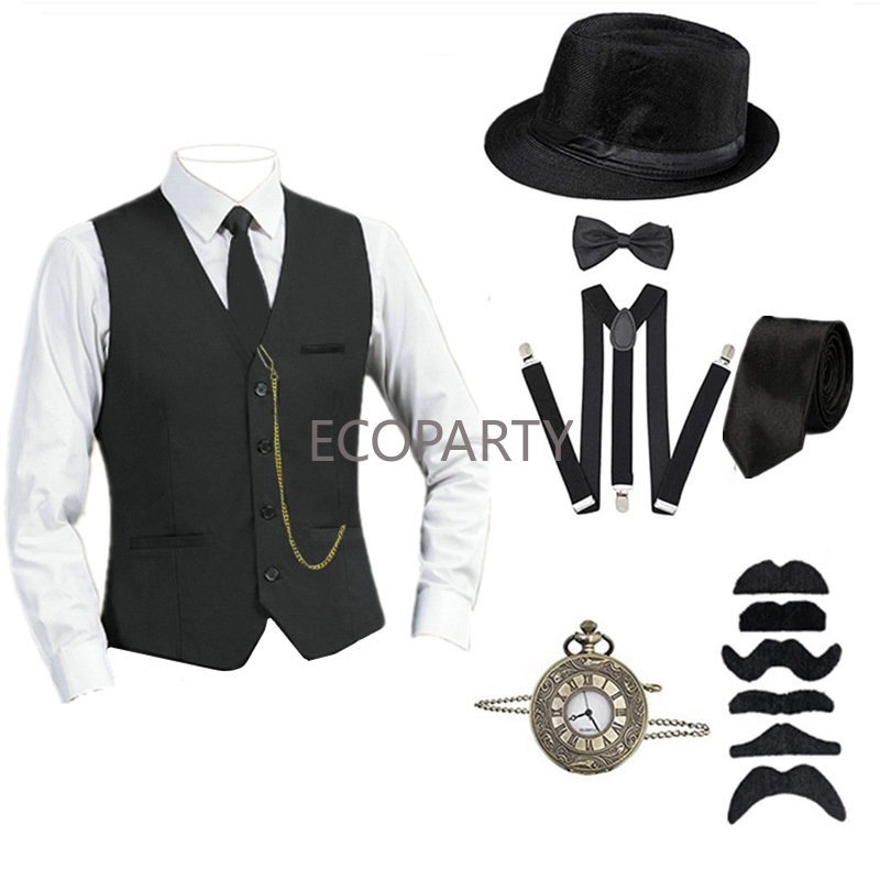1920s Mens Great Gatsby Gangst - đánh giá và giá Men'S Accessories In The 1920S