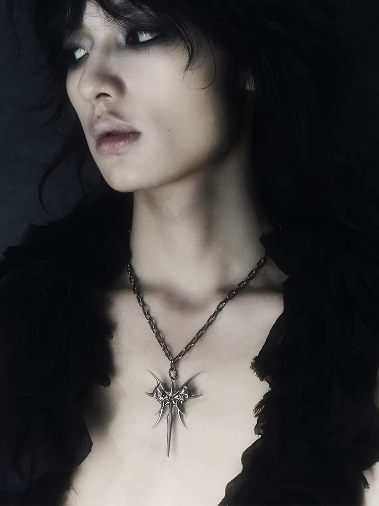 2025 New Punk Necklace Silver  - đánh giá và giá Men Accessories Neck Chain