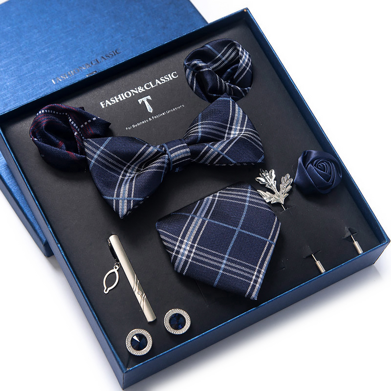 Bán Buôn Cổ Điển Quà Cưới Phối - đánh giá và giá Neck Tie Set Box