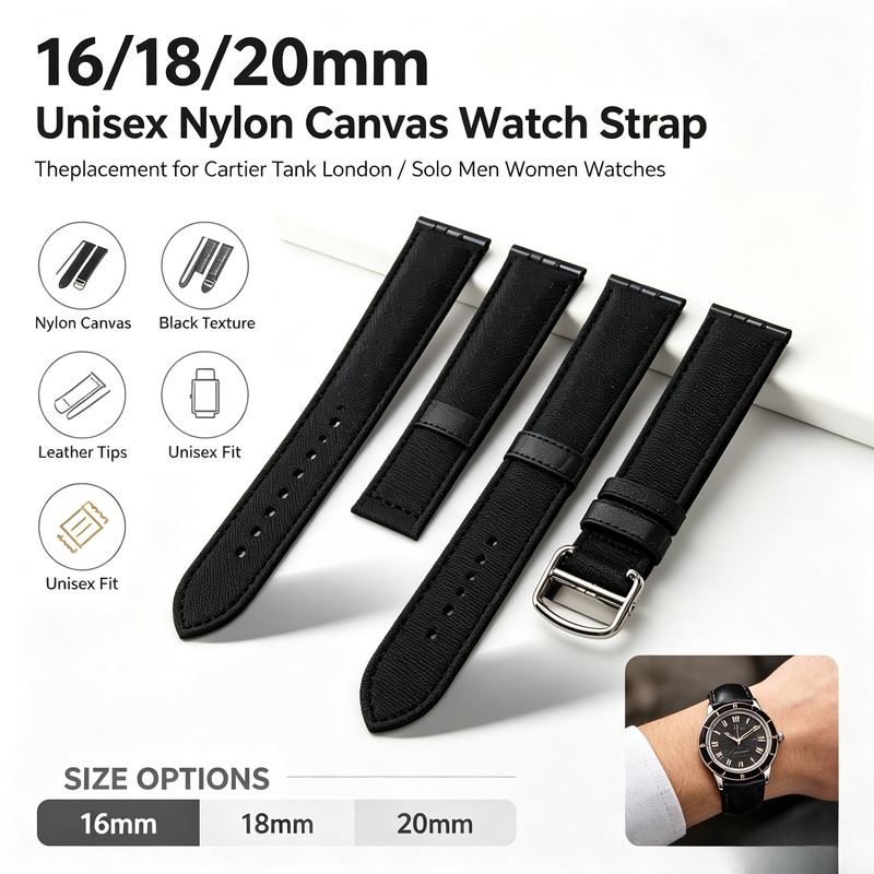 16/18/20mm Unisex Soft Nylon C - đánh giá và giá Men'S Accessories London